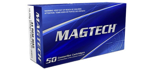 BOITE DE 50 CARTOUCHES MAGTECH CAL.44REM MAG FMJ FLAT NOSE 240GR